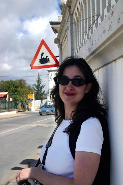 Jean and train sign.jpg